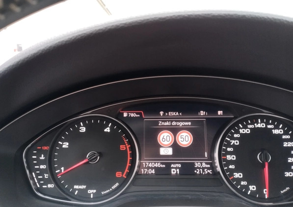 Audi A4 cena 82000 przebieg: 175000, rok produkcji 2017 z Krzyż Wielkopolski małe 352